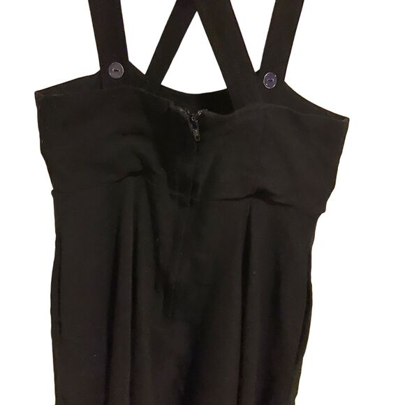 #8059 Collectif London Women's Black Jumper Button Skirt Size UK 12 - Picture 6 of 7